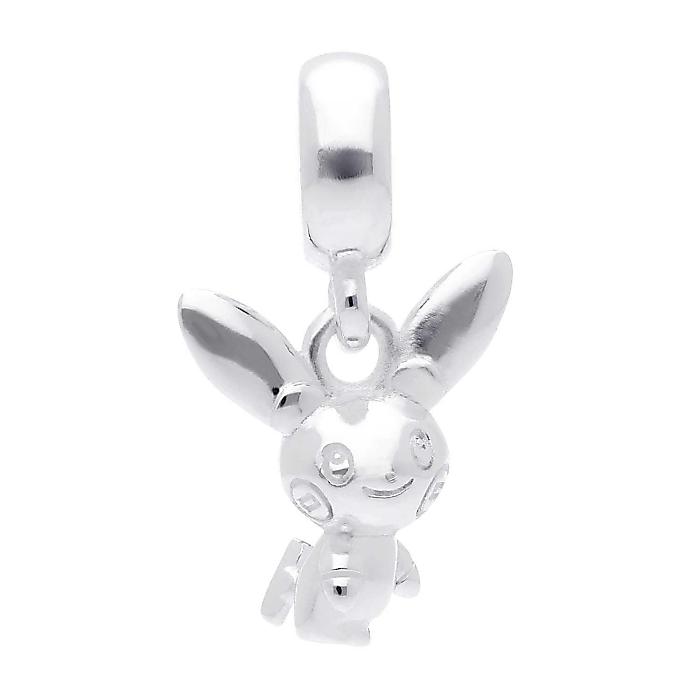 Pokemon Jewelry - Charms: Minun Sterling Silver Dangle Charm / マイナン スターリングシルバー ダングル チャーム Pokemon Center(ポケモンセンター)冬支度 セール