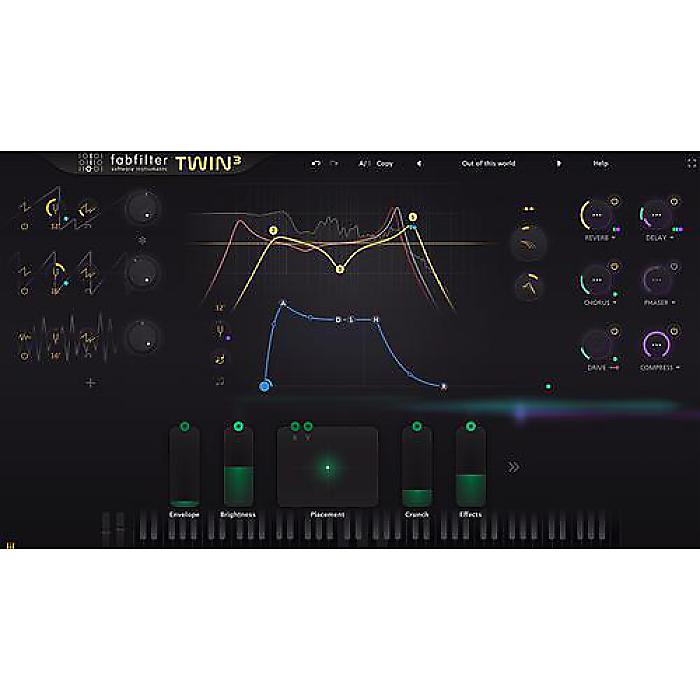 FabFilter(ファブフィルター ) / Twin 3 (通常版) - バーチャル・アナログ・シンセサイザー -【メール納品】【BFS】新生活応援｜ミュージックハウス フレンズ