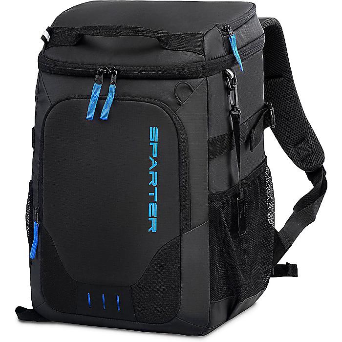 Sparter(スパーター) 　/　クーラーバックパック 45缶 Black / 断熱 漏れ防止 ポータブル 軽量 ビーチ 旅行 キャンプ アウトドア夏休スペシャル｜ミュージックハウス フレンズ