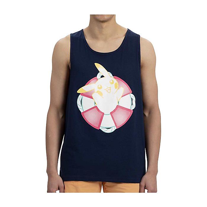 ピカチュウ ネイビー タンクトップ ジム トレーニング (メンズ/XS) / Pokemon Center(ポケモンセンター)母の日 セール|ミュージックハウス フレンズ