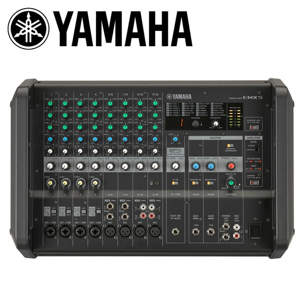 YAMAHA EMX212Sヤマハ パワードミキサー ケース付き Amazon | YAMAHA