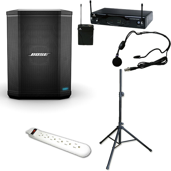 3大特典付 【ハンズフリープレゼンセット】Bose(ボーズ) / S1 Pro - Bluetooth対応 フロアモニタースピーカー -夏休スペシャル