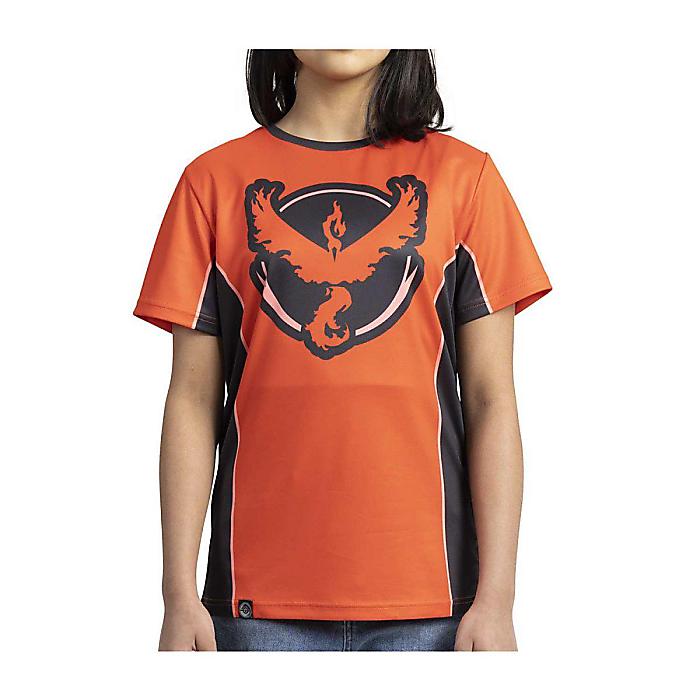 ポケモンGO チームヴァーラー レッド&ブラック クルーネックTシャツ (サイズ：13-14歳/子供用) / Pokemon Center(ポケモンセンター)