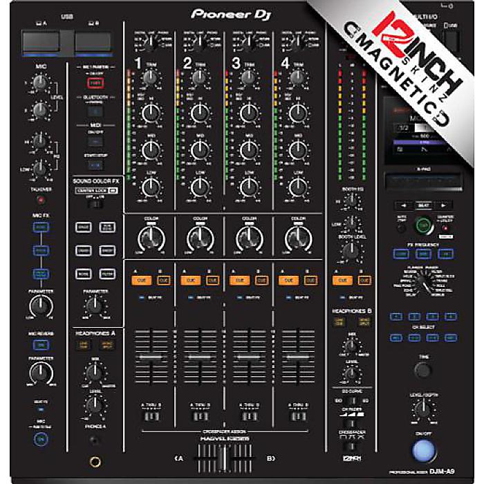 12inch SKINZ / DJM-A9 Skinz (ブラック) 【DJM-A9用 マグネットタイプスキン】夏休スペシャル