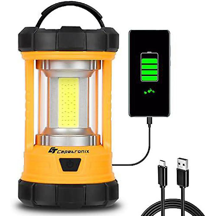 3200LM Camping Lantern, 4600mAh LED Power Bank Lantern, 5 Light Modes, Fishing/Hurricane/Emergency.夏休特別 ライト・ランタン-その他