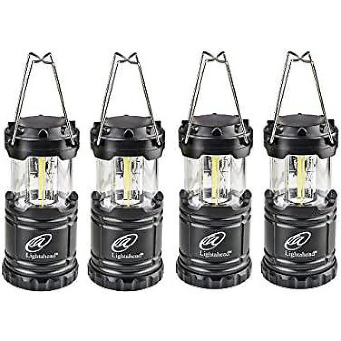 Lightahead LED Camping Lantern Set 4個仕掛ける, 室外, 持ちはこぶ用, 黒いこと, 折りたたみ式, まさかの時時, 円蓋点火装置, うしろ側荷拵え向け. 蓄電池付き添い人.夏休特別