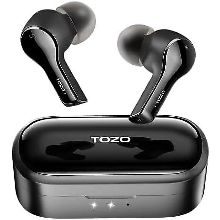 TOZO T9 イヤホン ノイズキャンセル ブルートゥース5.3 防水 黒夏休スペシャル
