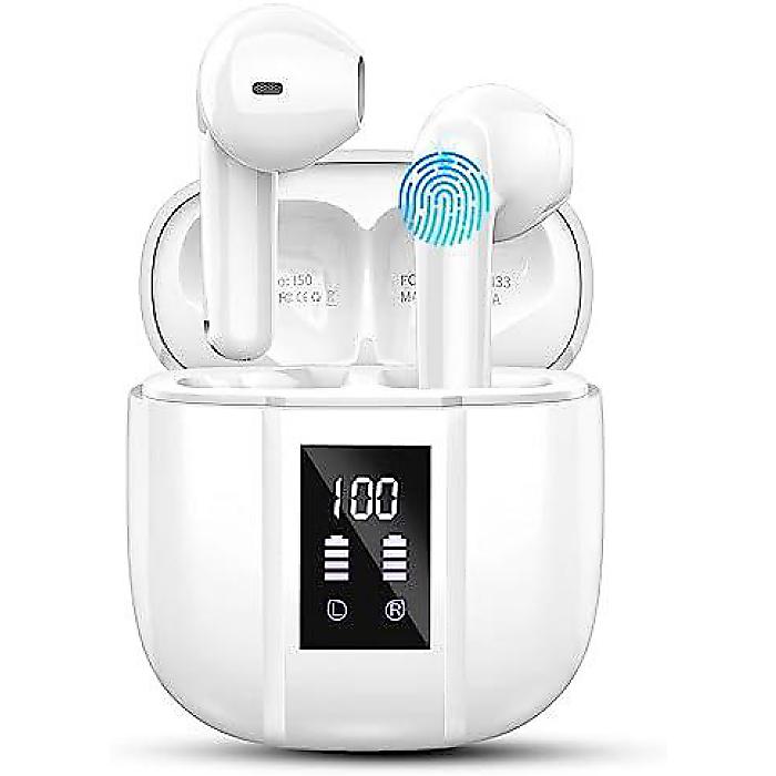 Bluetooth 5.3ワイヤレスイヤホン 48時間連続駆動 IP7防水 スポーツ用イヤフォン [2023]夏休スペシャル