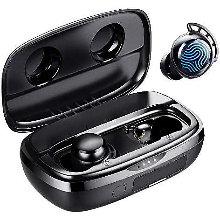 Tribitワイヤレスイヤホン、110H再生時間Bluetooth 5.3 IPX8防水タッチコントロール 本物のワイヤレスBluetoothイヤホン、FlyBuds 3夏休スペシャル