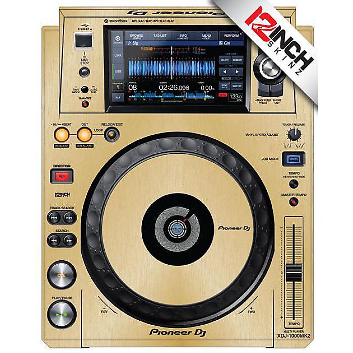 12inch SKINZ / Skinz (BR/GOLD) 有りの実（2枚仕掛ける）メタリック遣りかた【 XDJ-1000MK2用人はだ】夏休特別