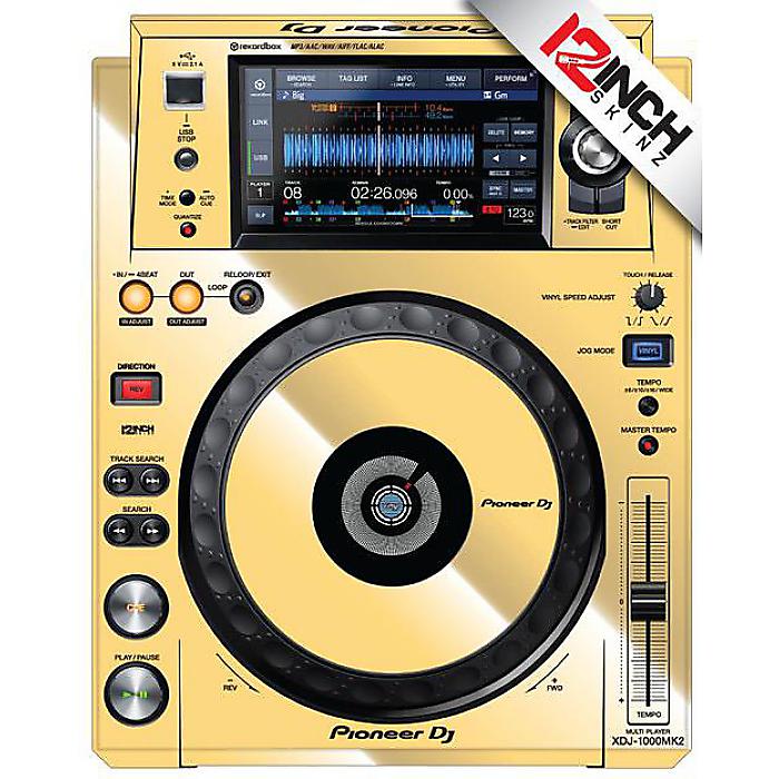12inch SKINZ / Skinz (MR/GOLD) 有りの実（2枚仕掛ける）メタリック遣りかた【 XDJ-1000MK2用人はだ】夏休特別
