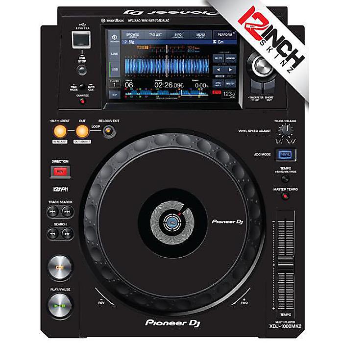 12inch SKINZ / Skinz (BLACK) 有りの実（2枚仕掛ける）【 XDJ-1000MK2用人はだ】夏休特別