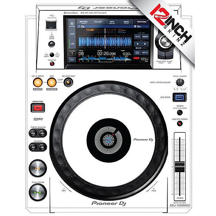 12inch SKINZ / Skinz (WHT/GRY) 有りの実（2枚仕掛ける）【XDJ-1000MK2用人はだ】夏休特別