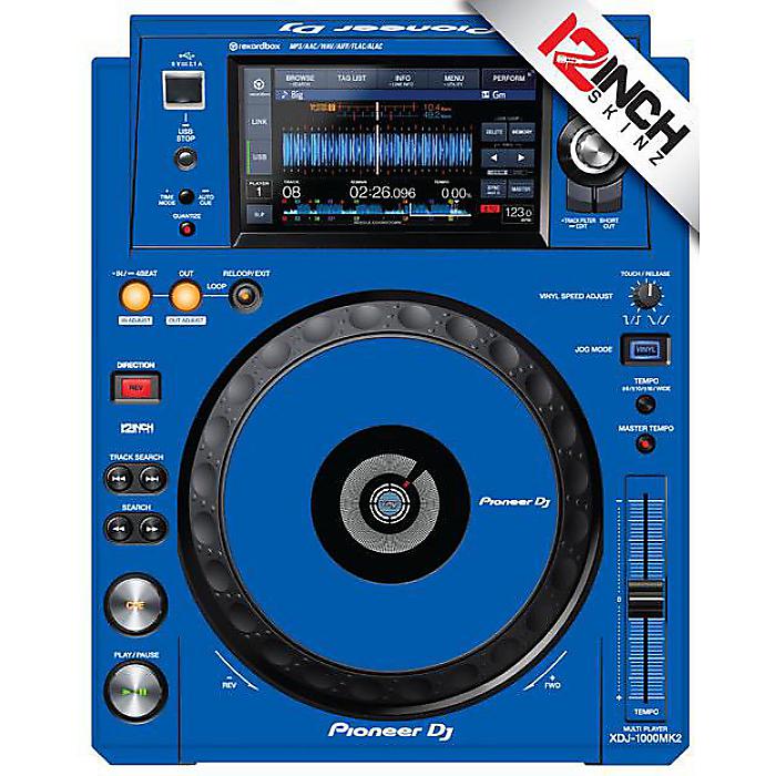 12inch SKINZ / Skinz (BLUE) 有りの実（2枚仕掛ける）【 XDJ-1000MK2用人はだ】夏休特別