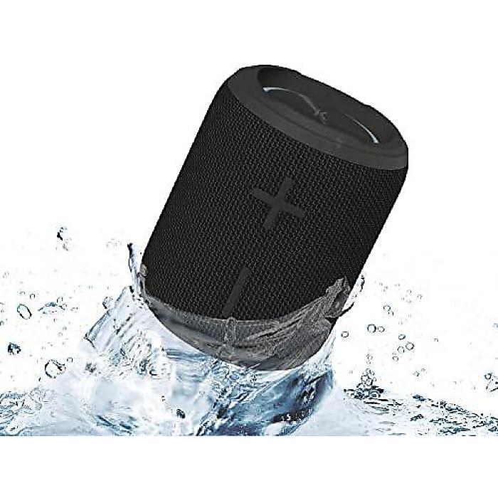 KOVE Mini Bluetooth Speaker - Black, Portable with HD Louder Volume, Deep Bass, Microphone夏休スペシャル|ミュージックハウス フレンズ