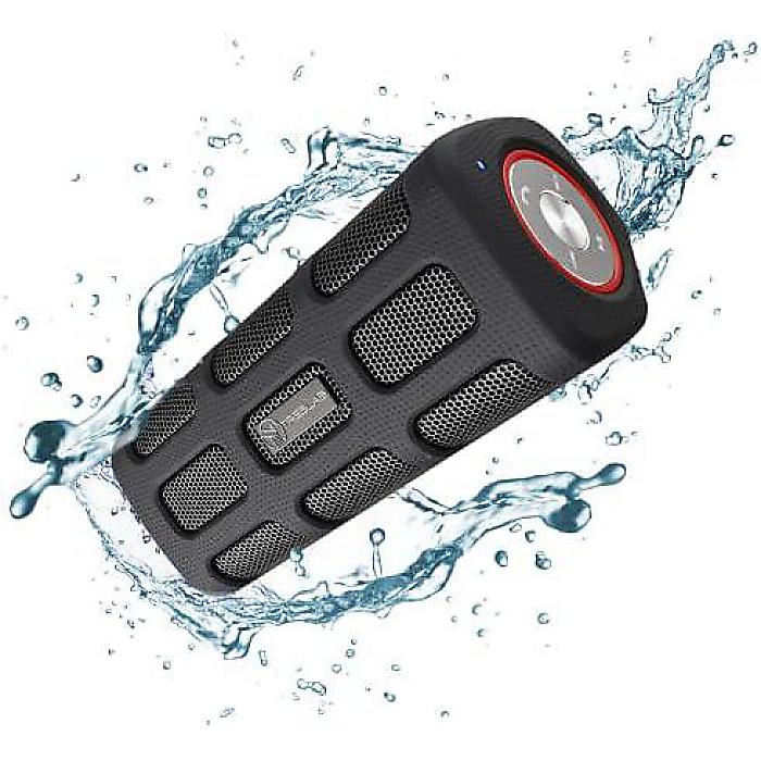 TREBLAB FX100 - Bluetooth Speaker, 20W Rugged Outdoor, 35H Battery, IPX7 Waterproof, Wireless Speaker w/Powerbank (Black)夏休スペシャル