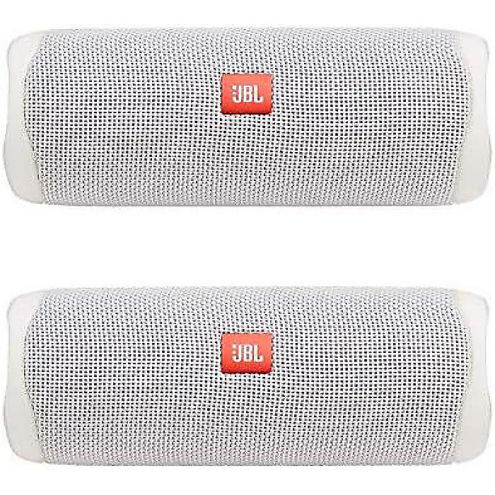 JBL　FLIP5　スピーカー　ホワイト JBL Flip 5 | ポータブル ウォータープルーフ スピーカー