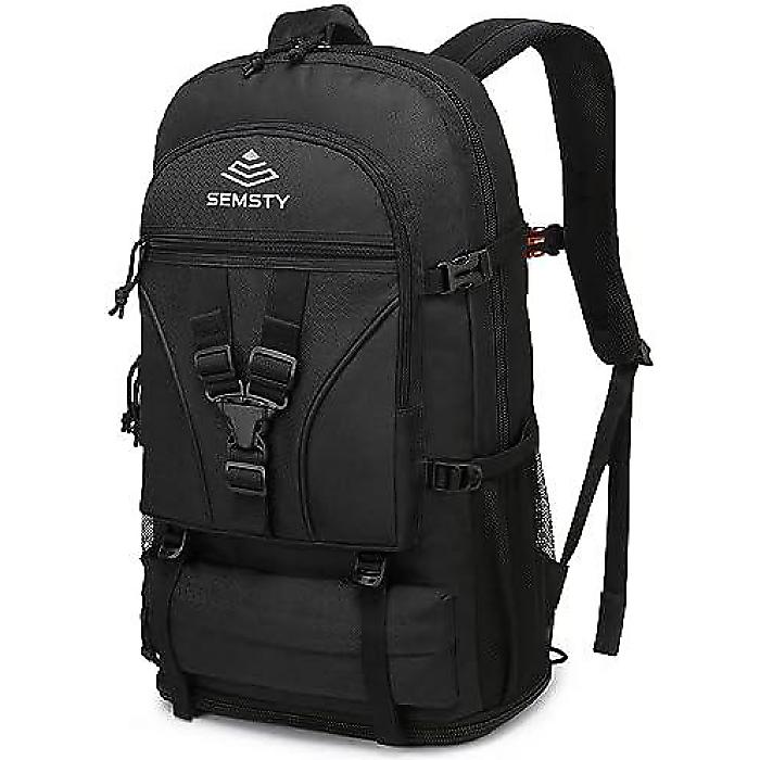 SEMSTYハイキングリュックサック 30L/40L/50L エクスパンダブルハイキングリュックサック メンズ＆ウィメンズ トラベルリュック フライト承認済み夏休スペシャル