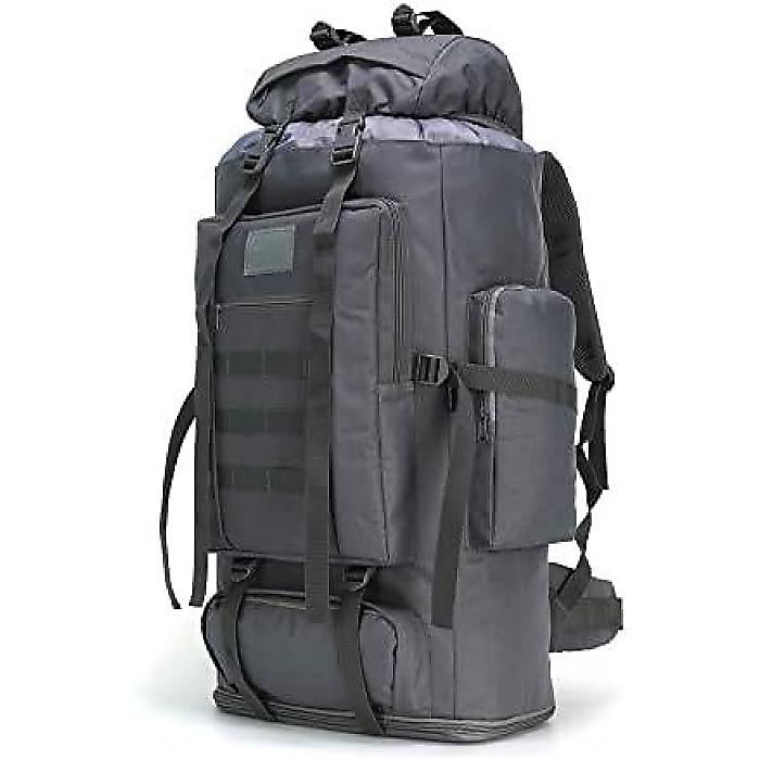 KXBUNQD ウォータープルーフキャンプハイキングバックパック 70L/100L モールラックサック ラージデイパック トラベリング用夏休スペシャル