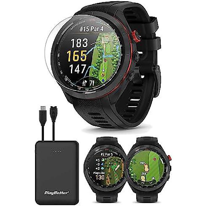 Garmin Approach S70(ガーミンアプローチエスセブンティ) ゴルフGPS御覧になる「黒いこと」47粍夏休特別
