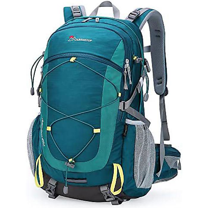 マウンテントップ40Lハイキングバックパック(登山用バックパック) レインカバー付き - バックパッキング、キャンピング、サイクリング、トラベルに最適夏休スペシャル｜ミュージックハウス フレンズ