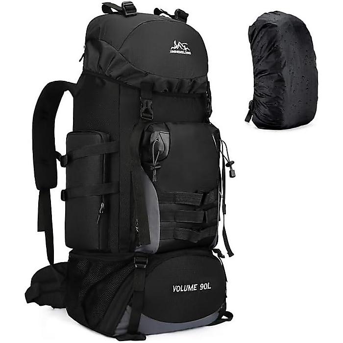 【楽天市場】90L防水ハイキングデイパック(レインカバー付き)「モレーキャンピング」バックパック大型トラベルバッグ メンズ・ウィメンズ用 軽量