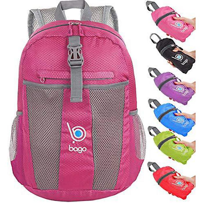 bago軽量 男女兼用ハイキングバックパック(25L) - 旅行用デイパック - 折りたたみ式ハイキングデイパック ウルトラライト夏休スペシャル|ミュージックハウス フレンズ