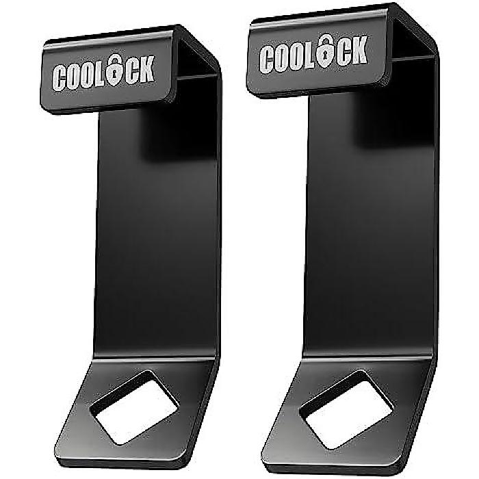 COOLOCK クーラーロックブラケット 2パック、ボトルオープナー付き - Yeti/RTIC クーラー対応 - クーラー用ヘビーデューティロックブラケット、タイダウンアクセサリ用 - ステンレス製、大きなダイヤモンドホール夏休スペシャル