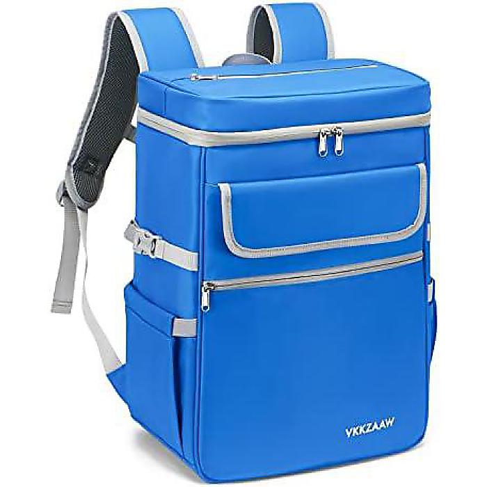 VKKZAAW バックパッククーラー 36缶収納可能、断熱・防水仕様、ビーチ・キャンプに最適な軽量クーラーバックパック夏休スペシャル