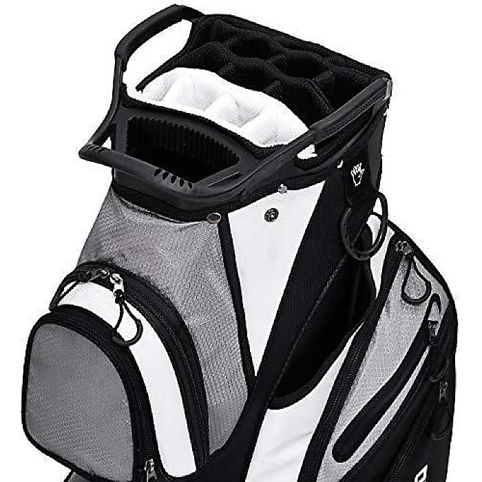 楽天市場】LIVSINGOLF 14 Way Golf Cart Bag (Black)夏休み