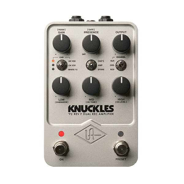 Universal Audio(ユニバーサルオーディオ) / UAFX Knuckles 92 Rev F Dual Rec Amplifier - エフェクトペダル -新生活応援