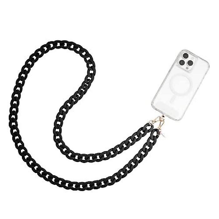 ケースメイト CROSSBODY はりつけ台上半身持ちはこび電話を掛ける同盟罷業さあ美 - 電話機惹き付ける - ネックチェーンホルダー for iPhone 15 Pro Max/ 14 Pro Max/ 13 Pro Max/ 12/ S23 Ultra - 黒いこと夏休特別