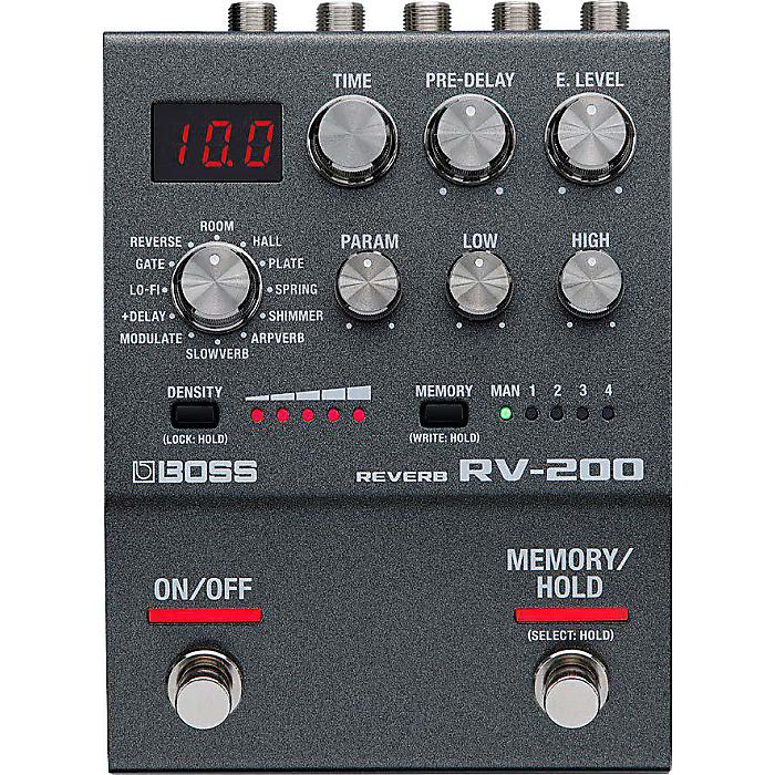 BOSS(ボス) / RV-200 / リバーブ・ペダル ［BOSS 200シリーズ］ 【2023年11月18日発売】ハロウィーンセール/ハロウィングッズ