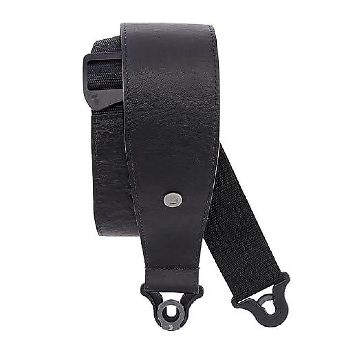 D'Addario(ダダリオ)ギターストラップ「Comfort Leather(コンフォートレザー)」オートロック、3"幅、ブラック夏休スペシャル|ミュージックハウス フレンズ