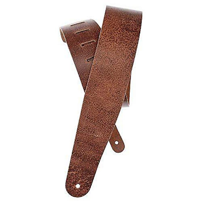 D'Addario Accessories(ダダリオアクセサリーズ) レザーギターストラップ - エレキギターストラップ, アコースティックギターストラップ, アコギストラップ & ベースギターストラップ - ブラステッド - ブラウン夏休スペシャル