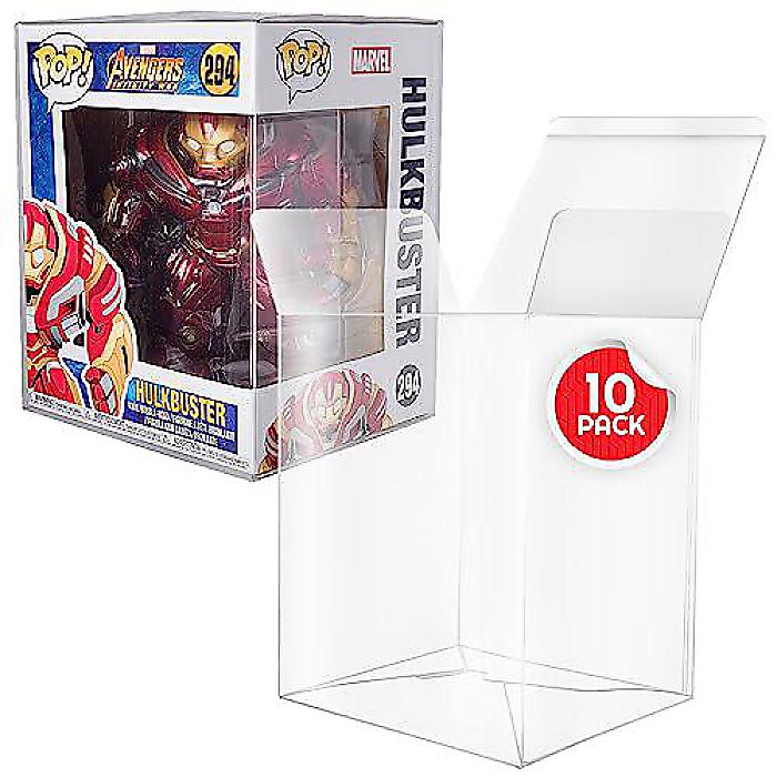 Funko Pop(ファンコポップ)フィギュア対応ポッププロテクター シートプラスチックの厚い傷防止PETポップボックス ディスプレイボックス あなたのFunko Popコレクションを保護する(6インチ-0.35mm-10個パック)クリスマス セール｜ミュージックハウス フレンズ