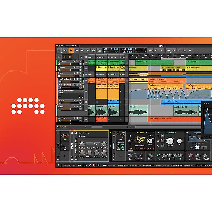 BITWIG(ビットウィグ) / Bitwig Studio 引きあげる立場 from 8-Track 【※禾穀類電子メール納品】【BFS】新やって行く助けること 音楽制作-パソコン・周辺機器
