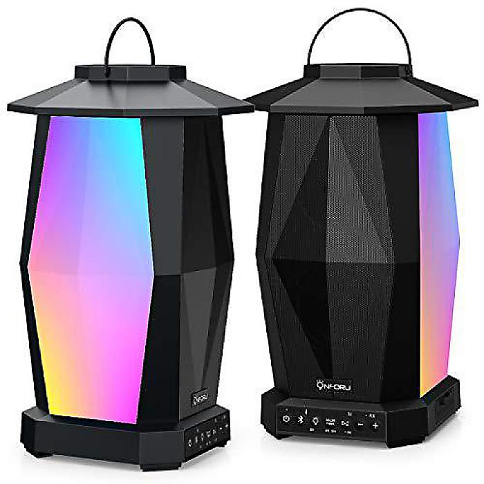 Onforuアウトドア(オンフォル) Bluetooth金棒引き2個仕掛ける 50W 無線電話金棒引き IPX5雨合羽 中庭色合い金棒引き夏休特別