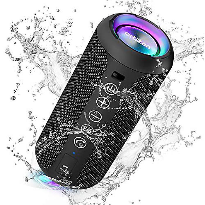 Ortizan(オルティザン) ワイヤレススピーカー IPX7防水 高音質 ステレオサウンド 30時間再生 Bluetooth 5.0 TWSペアリング夏休スペシャル