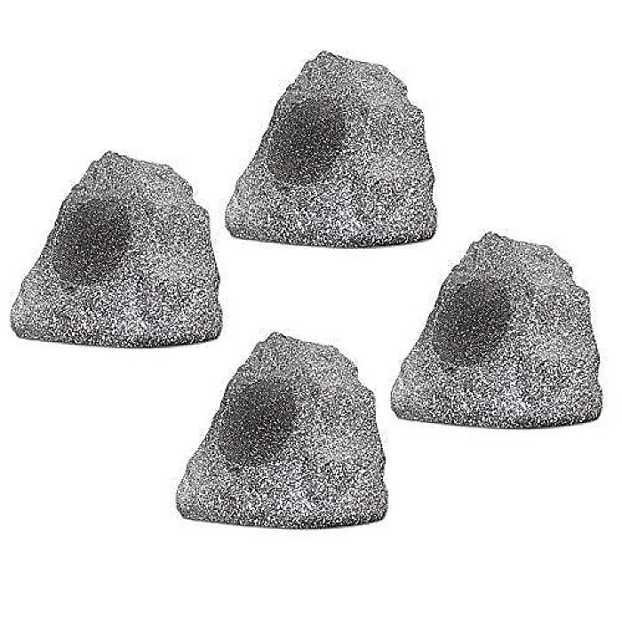 Theater Solutions 4R4G New Wired Granite Rock Patio Speakers (set of 4)夏休スペシャル 29,801円