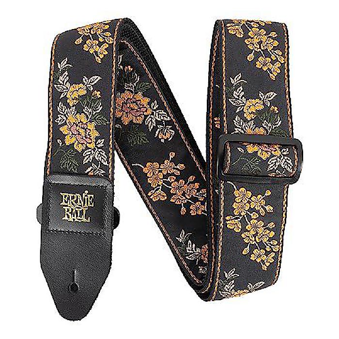 Ernie Ball Classic Jacquard Guitar/Bass Strap(アーニーボールクラシックジャカードギター/ベースストラップ) - タンジェリンブロッサム夏休スペシャル