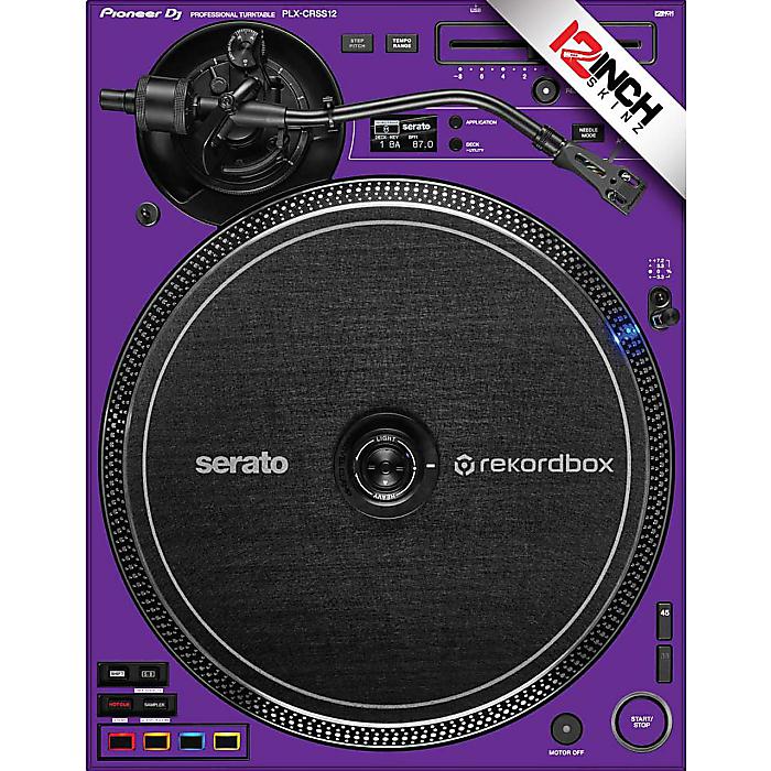【パープル】12inch SKINZ /Pioneer PLX-CRSS12 Adhesive Skinz (SINGLE)夏休スペシャル
