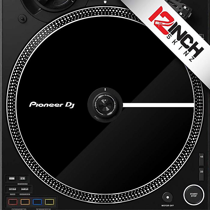 【ブラック】12inch SKINZ / Control Disc Pioneer PLX-CRSS12 (SINGLE) - Cue Colors【ドットタイプ】夏休スペシャル