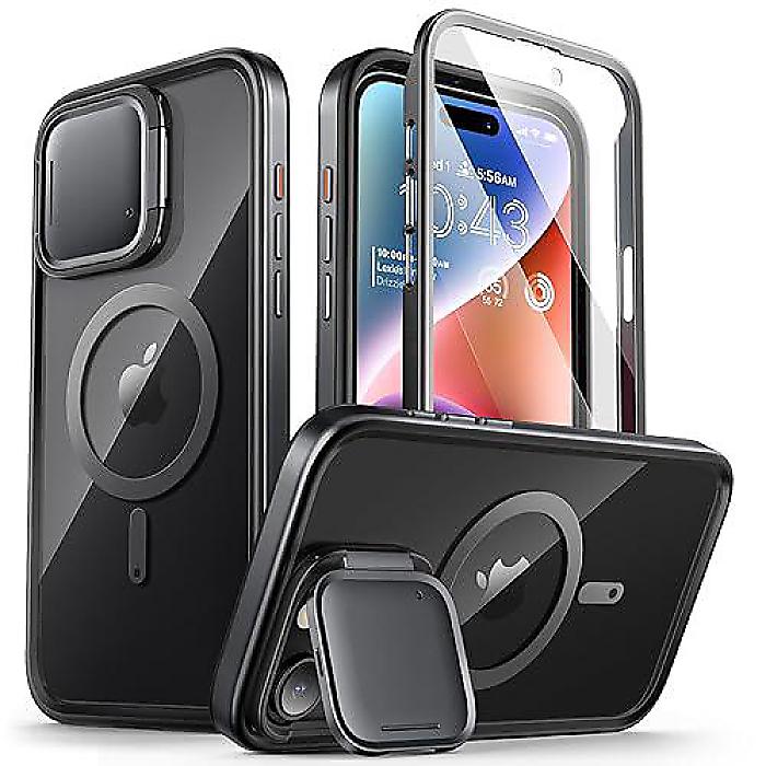 i-Blason Shield Mag for iPhone 15 Pro Max(アイブラソンシールドマグフォリーフォン15労働者階級マックス) せつ然たるなフルボディショックプルーフバンパー保護すること入れもの(黒いこと)夏休特別 スマートフォン・携帯電話アクセサリー-スマートフォン・タブレット-ケース・カバー