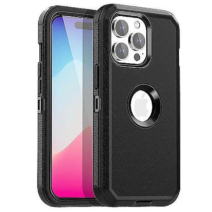 AICase iPhone 15 Pro Max(エーアイケース アイフォーンフィフティーン 労働者階級 マックス) 容れもの - フルボディカバー、耐衝撃性、ミリタリープロテクション、6.7\