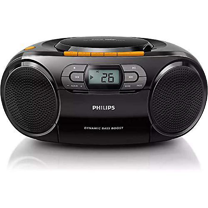 フィリップス CD-プレイヤー ポータブルカセットプレイヤー ポータブルブームボックス USB FM MP3 TAPE AZ328 - CD プレイヤー ブームボックス CD カセットプレイヤーコンボ CD ブームボックス夏休スペシャル