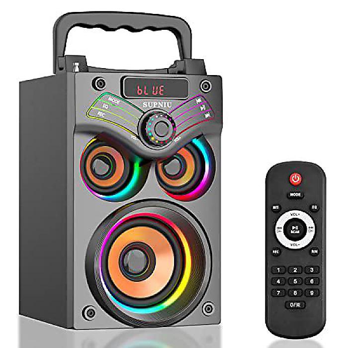 楽天市場】ポータブル Bluetooth スピーカー サブウーファー搭載