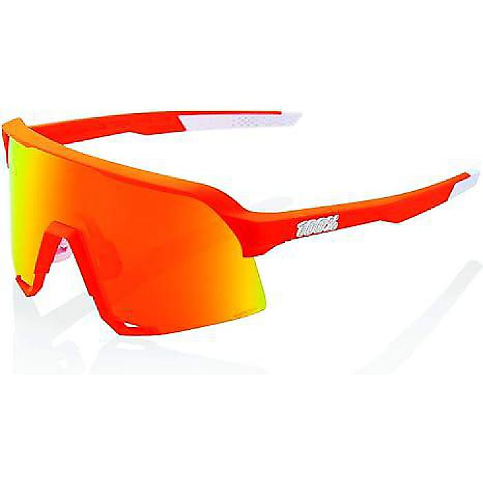 100%(ワンハンドレッド) / S3 Neon Orange - Hiper Red Multilayer Mirror Lens / スポーツサングラス サイクリング トライアスロン夏休みセール画像