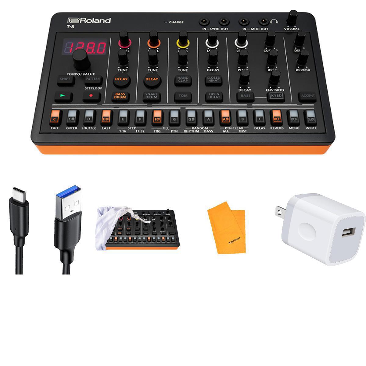 4大特典付 【ダストカバーセット】Roland(ローランド) / AIRA Compact T-8_USB 3.2_C-Acable_ES-D02-AIROp5_set夏休スペシャル 23,508円