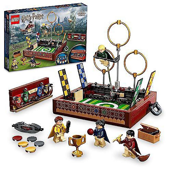LEGO Harry Potter(レゴハリーポッター) クィディッチトランク76416 バースデーギフトアイデア 9歳以上のキッズ用 クィディッチプレイアリーナ ミニ図形4体含む新生きて行く勇気付ける